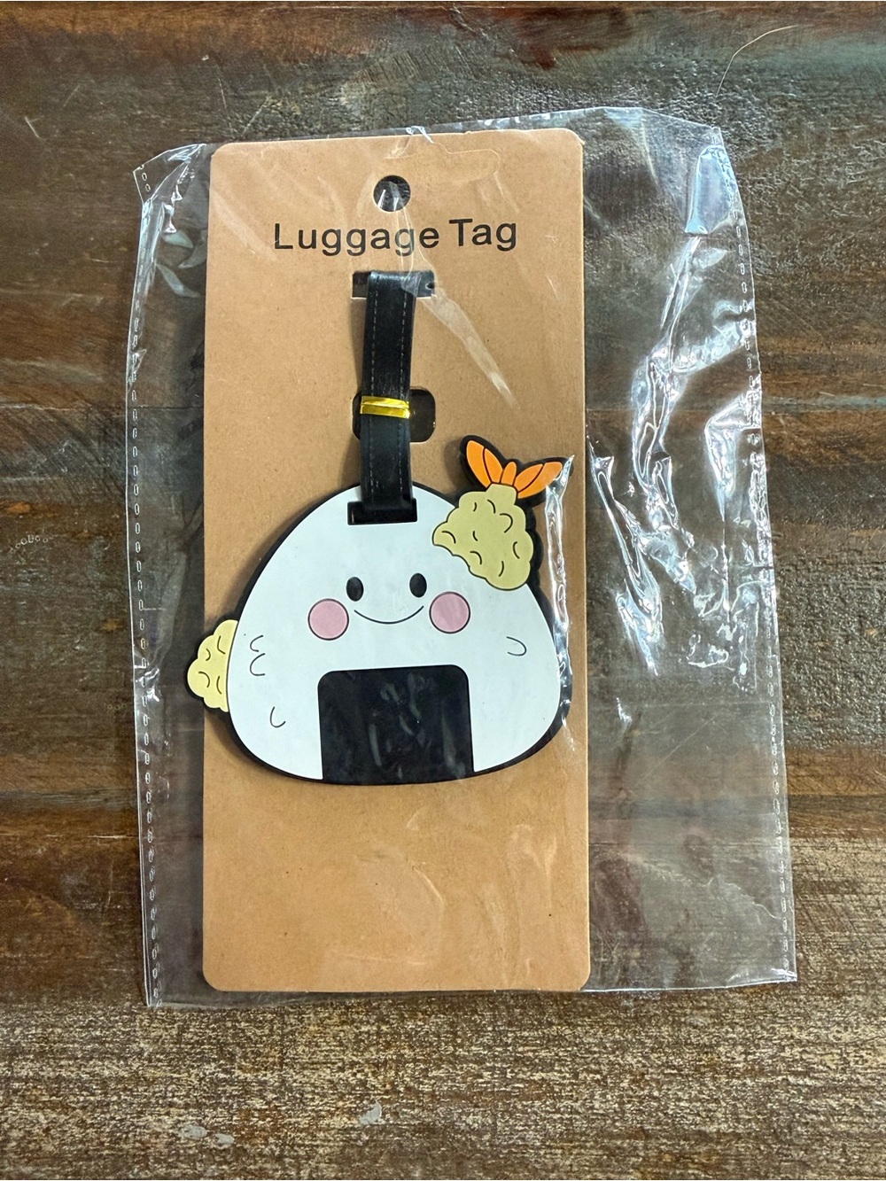 Onigiri Rice Ball Tempura Luggage Tag/ Bag Charm NIP